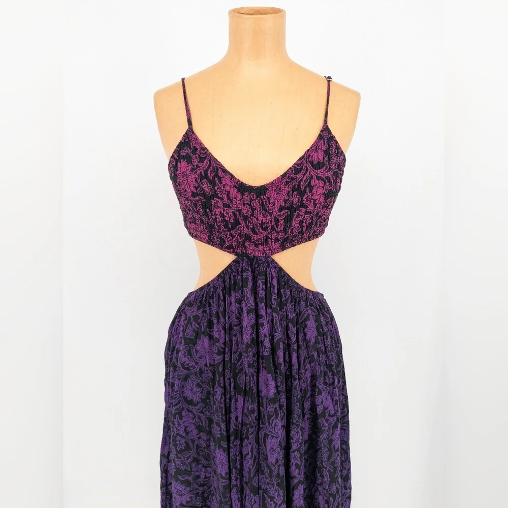 Indah Innocence Maxi Dress Batik Mix XS Open Back Boho Festival Beach Revolve - Picture 8 of 10